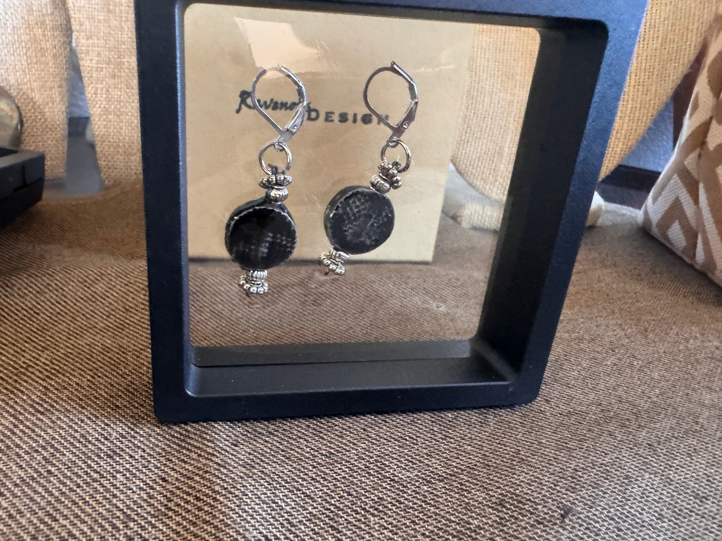 Black Dangle Earrings