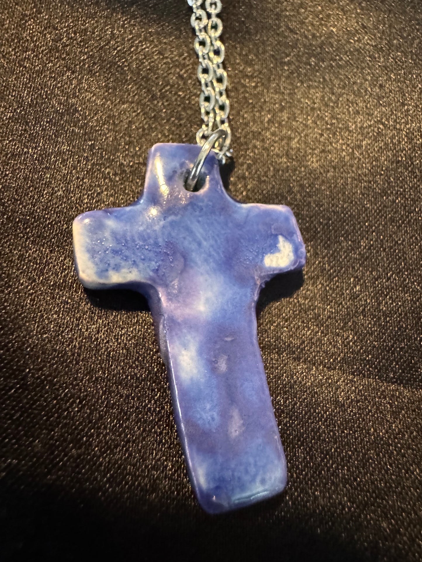 Blue Small Cross