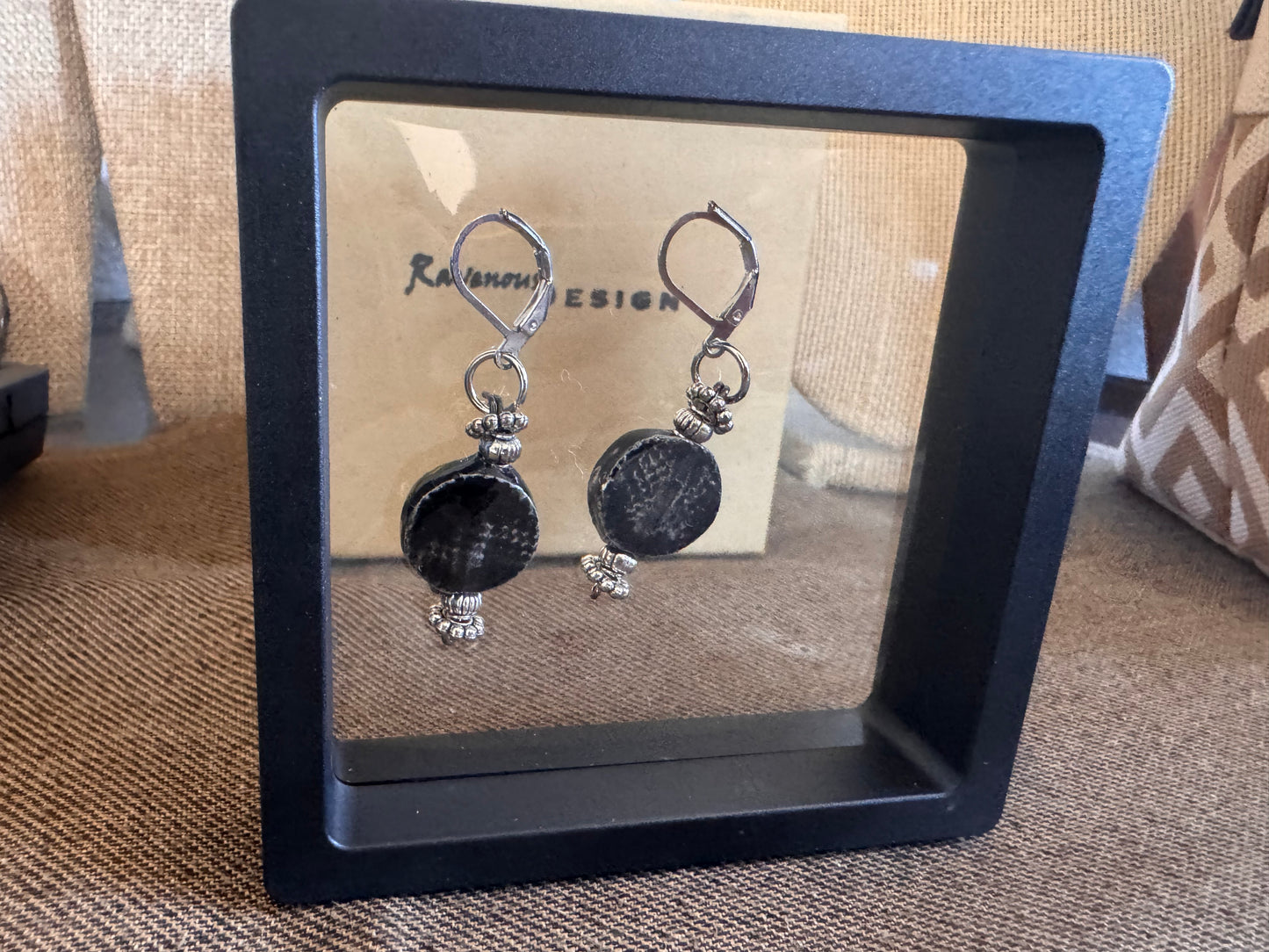 Black Dangle Earrings