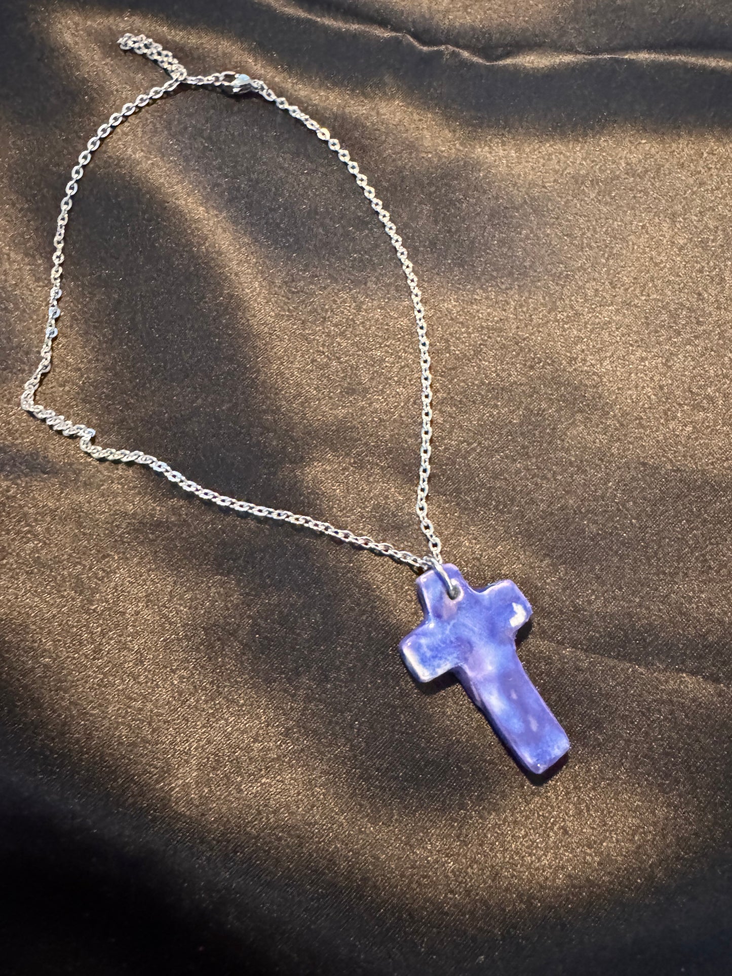 Blue Small Cross