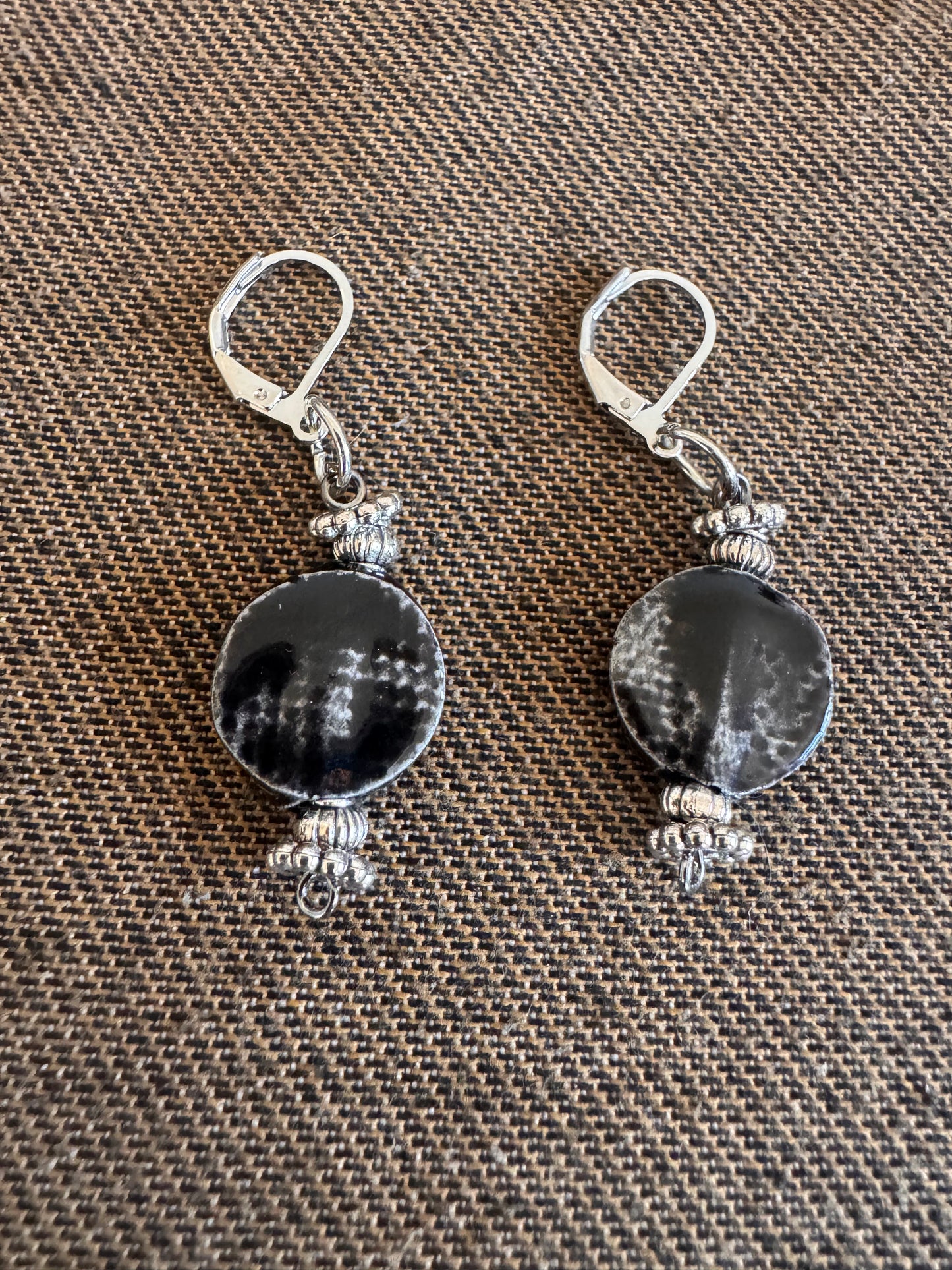 Black Dangle Earrings