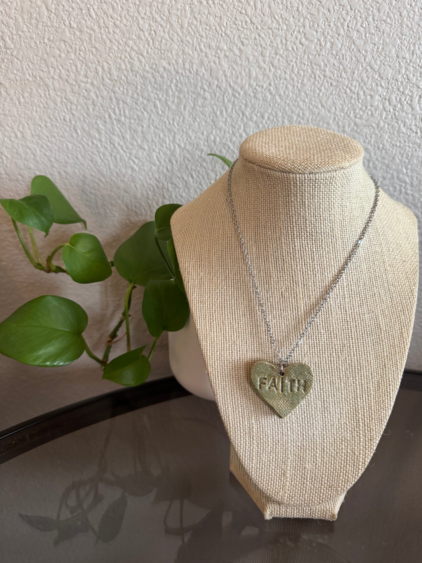 Faith Emerge Heart 16’ Necklace