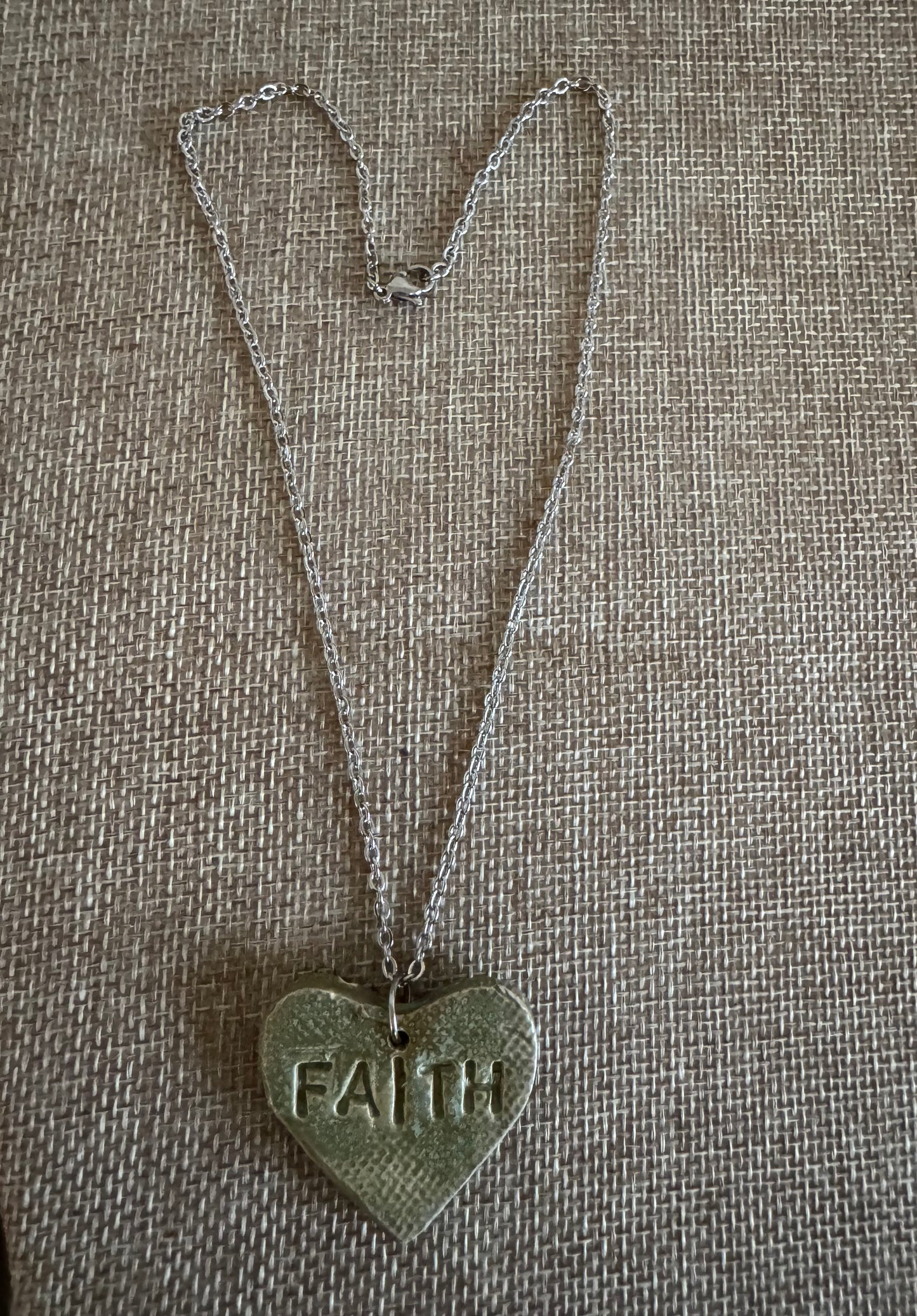 Faith Emerge Heart 16’ Necklace