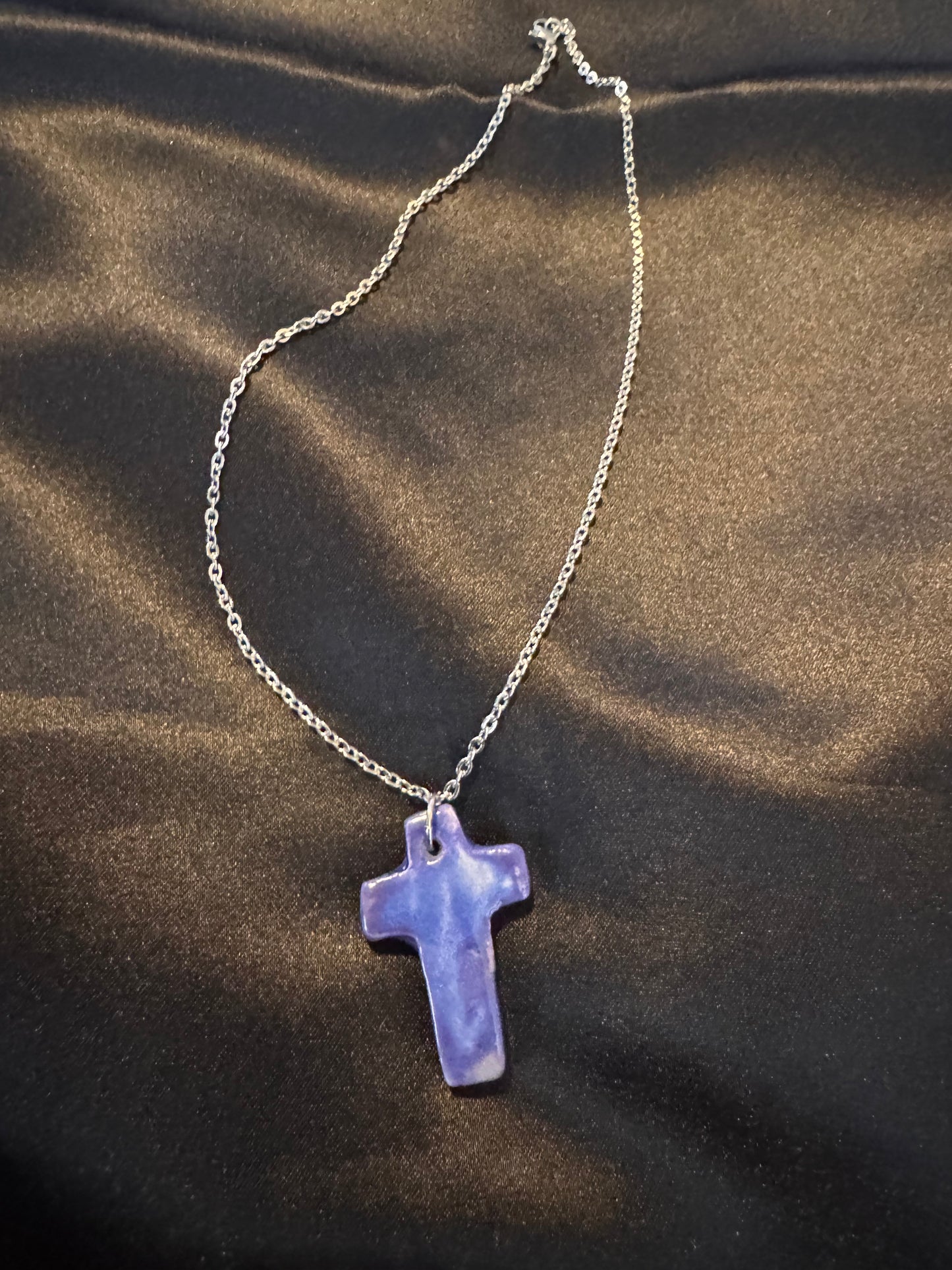 Blue Small Cross