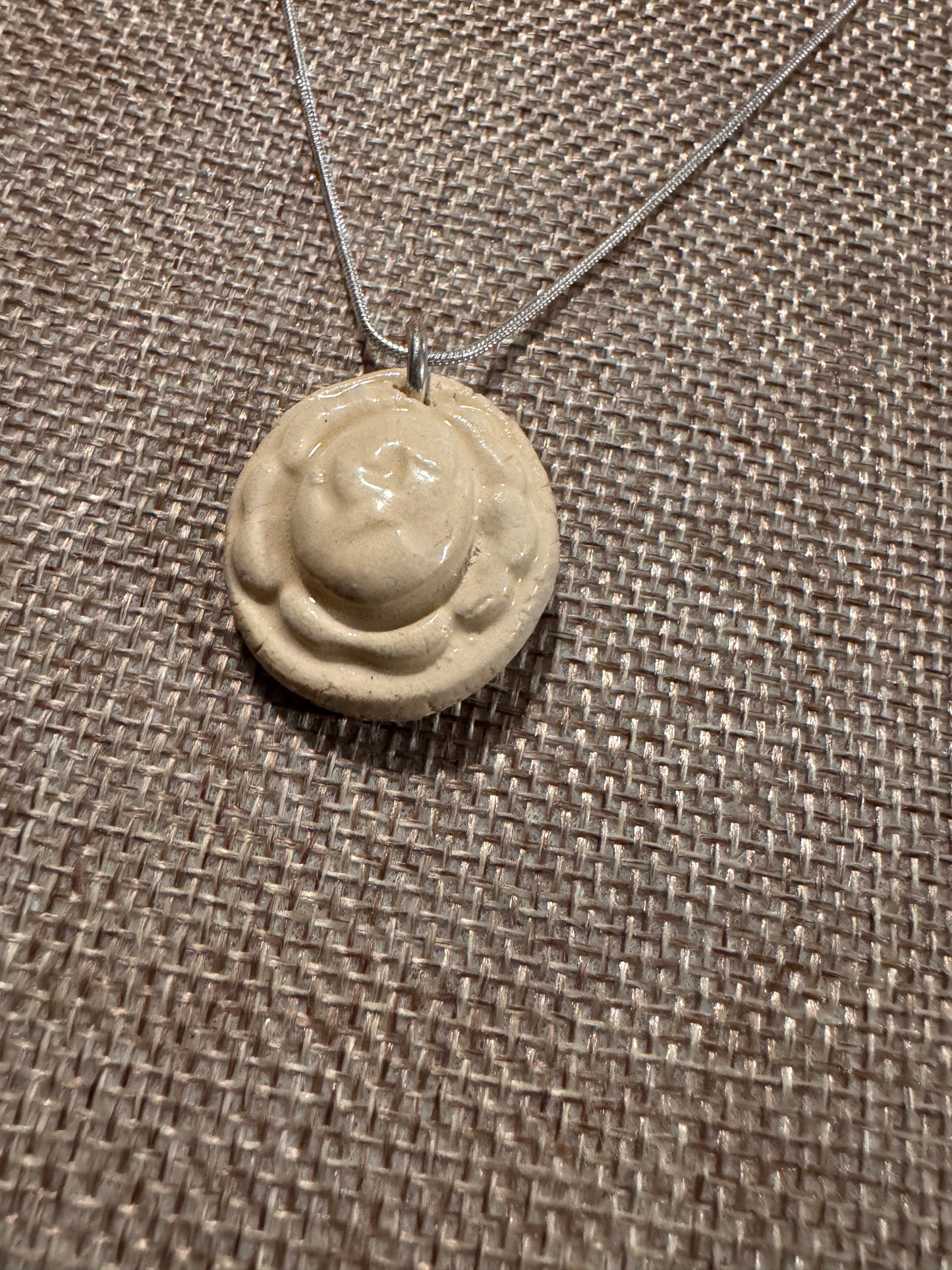 White Rose Necklace