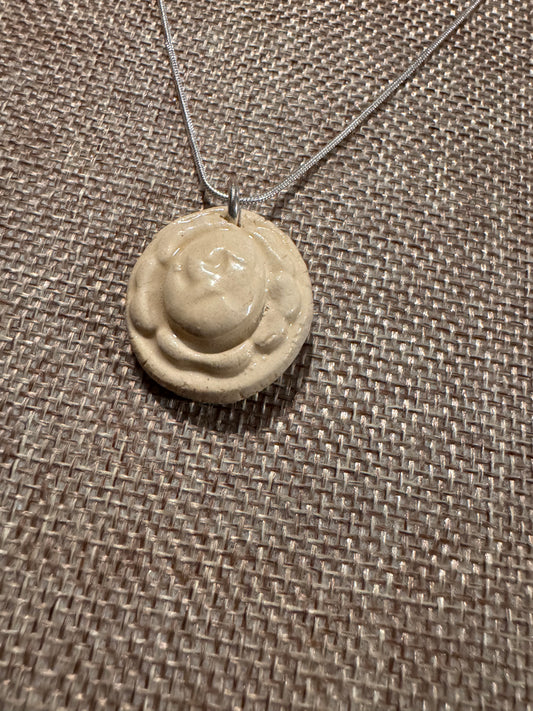 White Rose Necklace