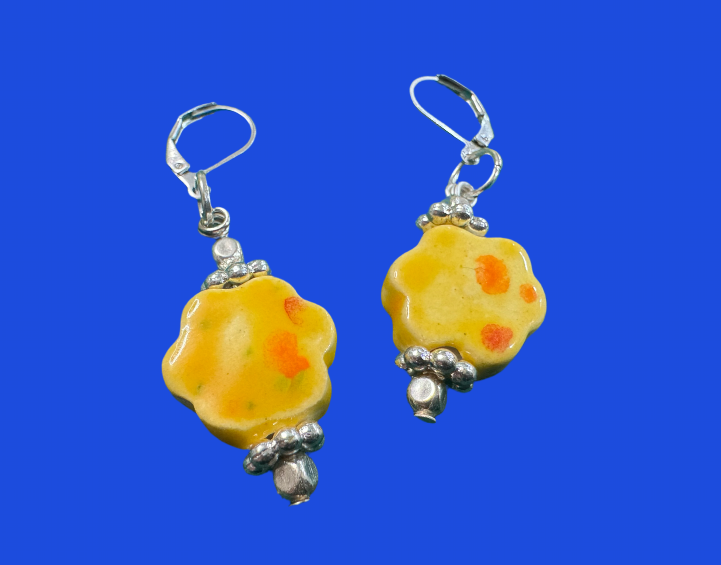 Sunburst Flower Earrings