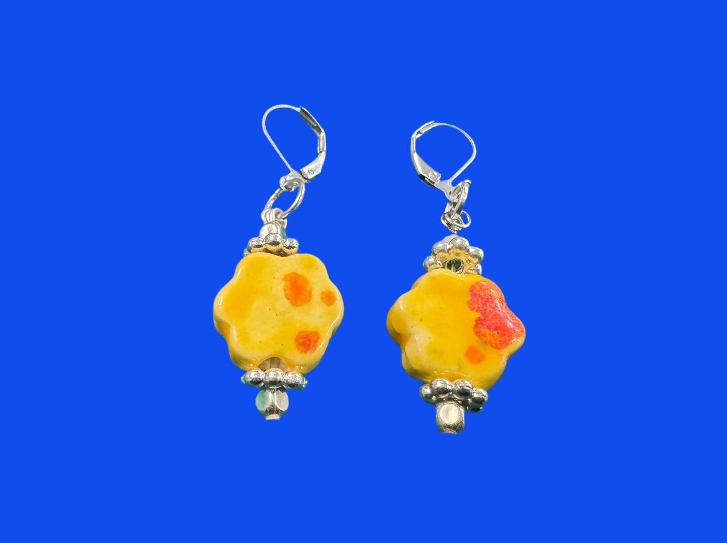 Sunburst Flower Earrings