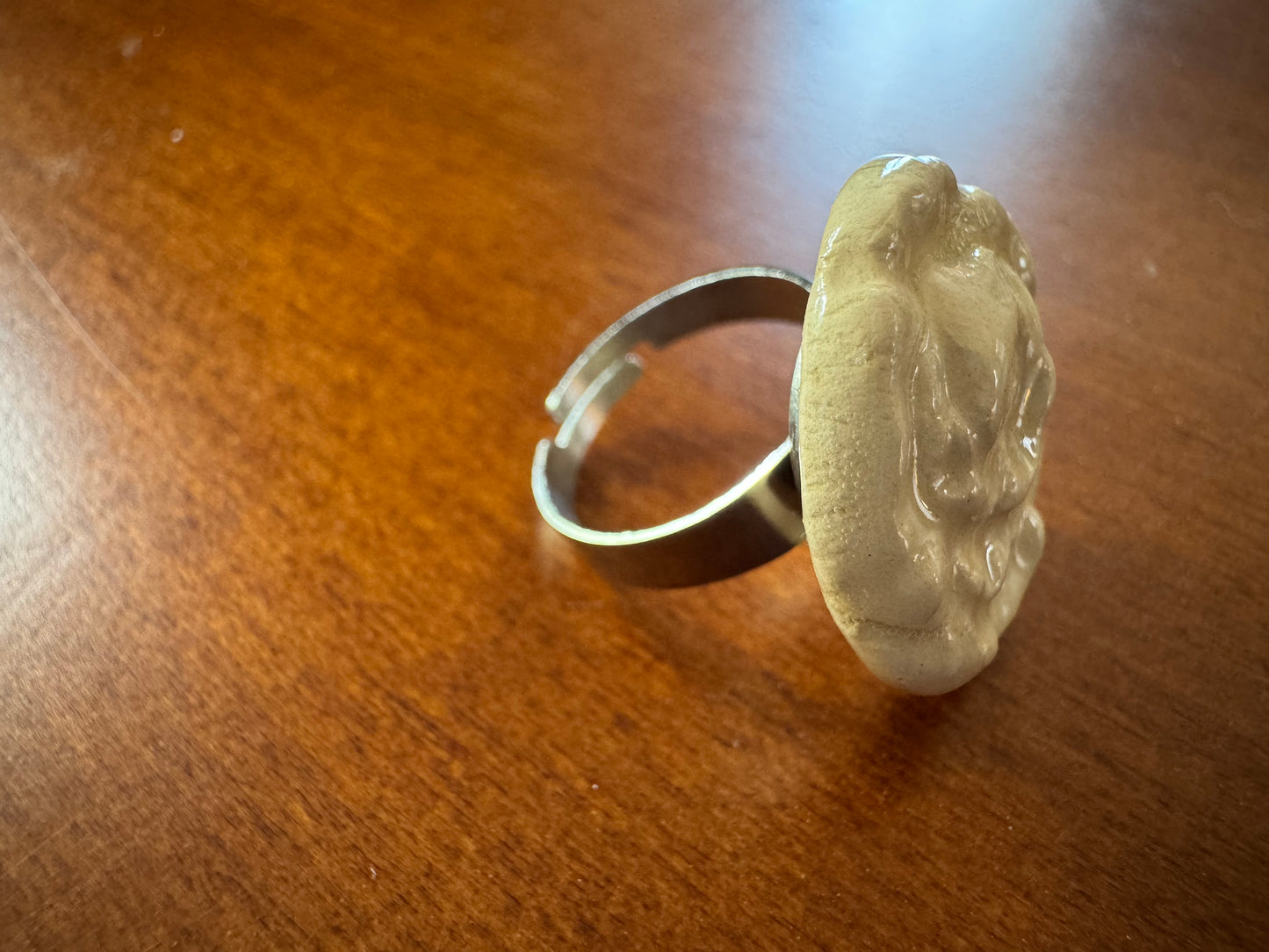 White Flower Ring