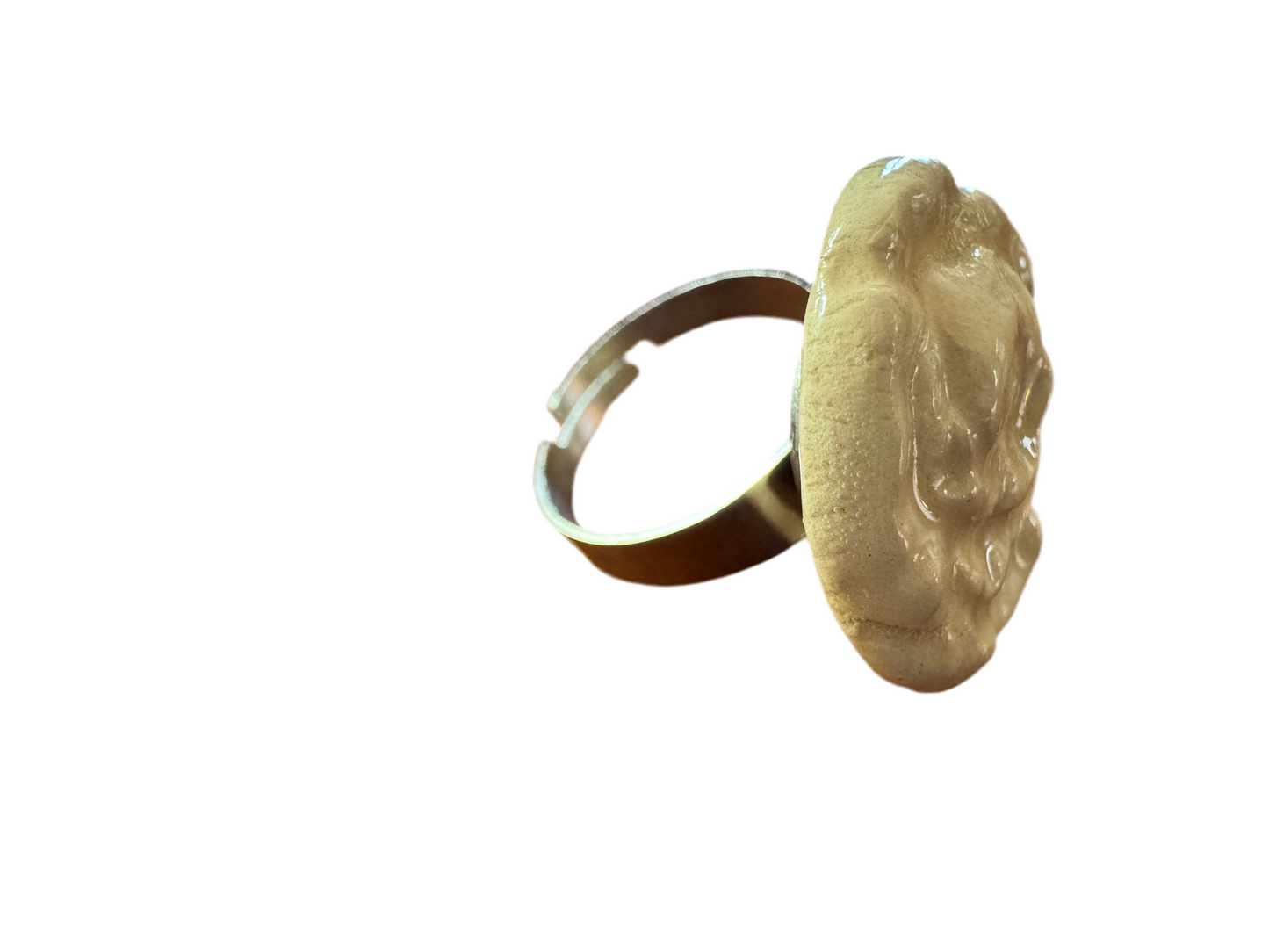 White Flower Ring