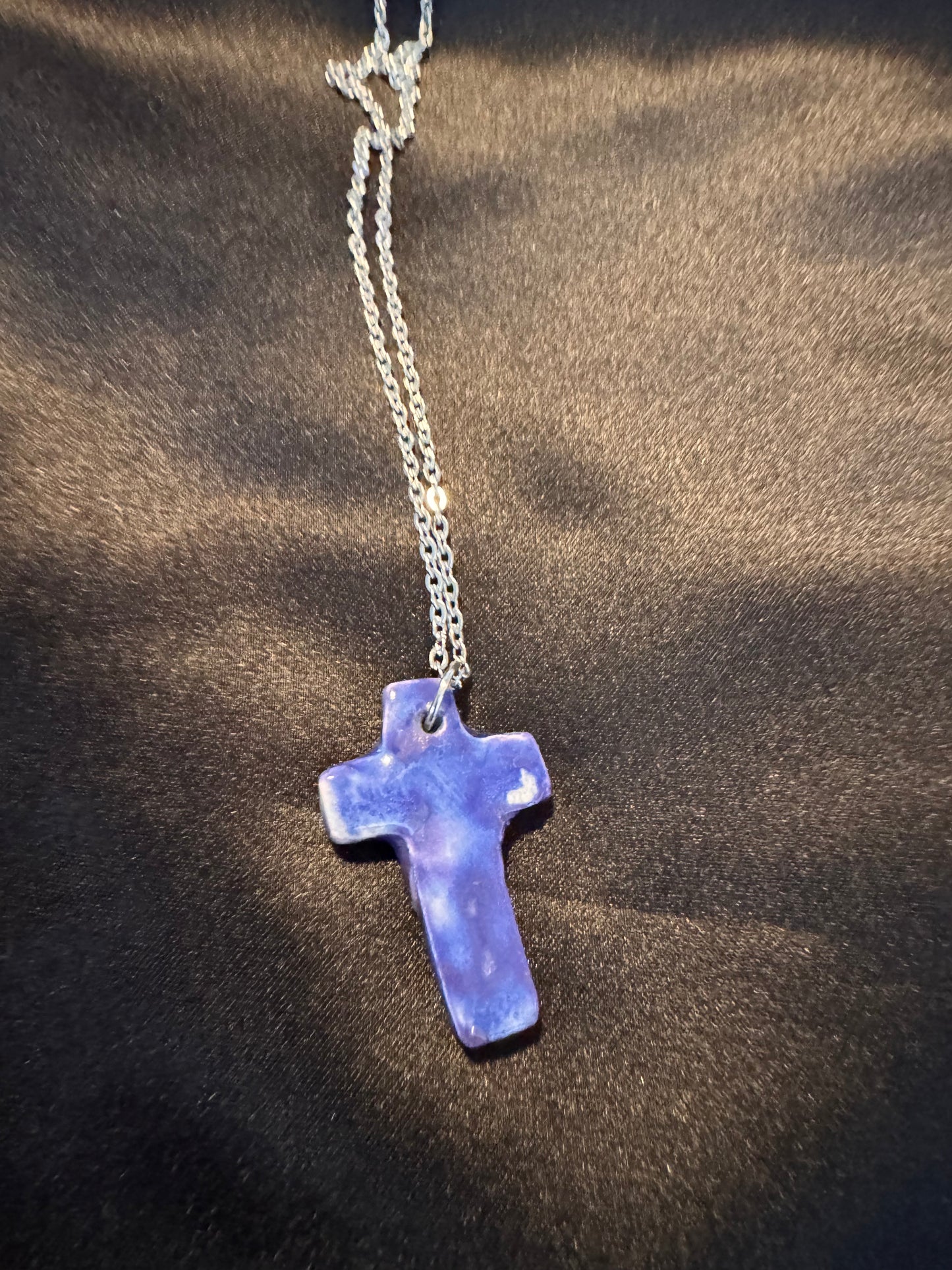 Blue Small Cross