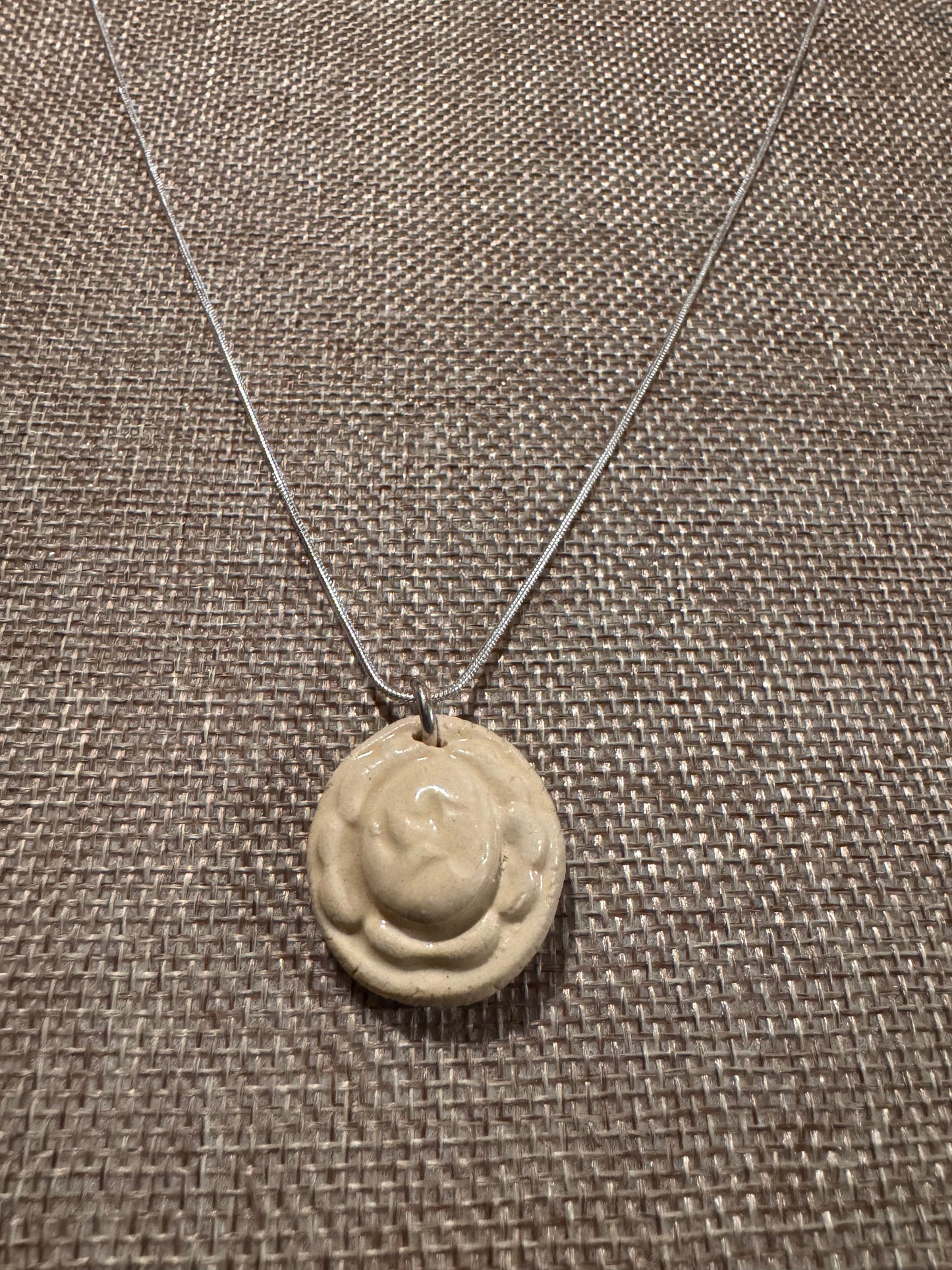 White Rose Necklace