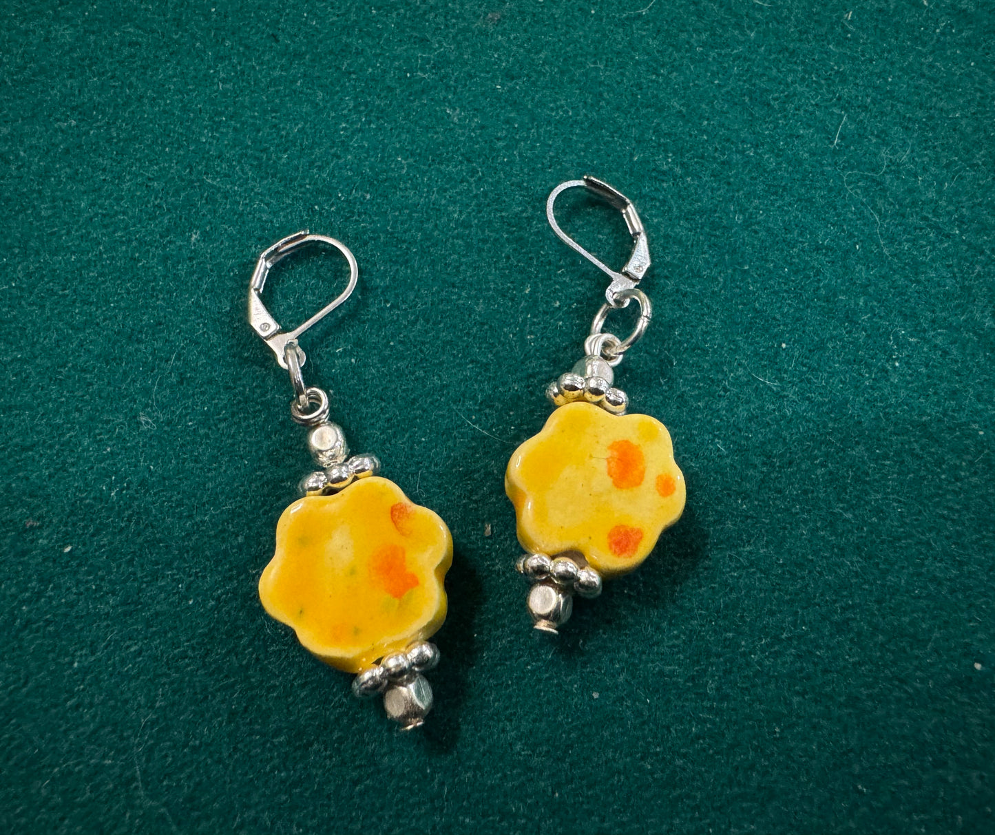 Sunburst Flower Earrings