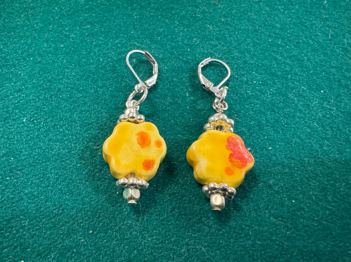 Sunburst Flower Earrings