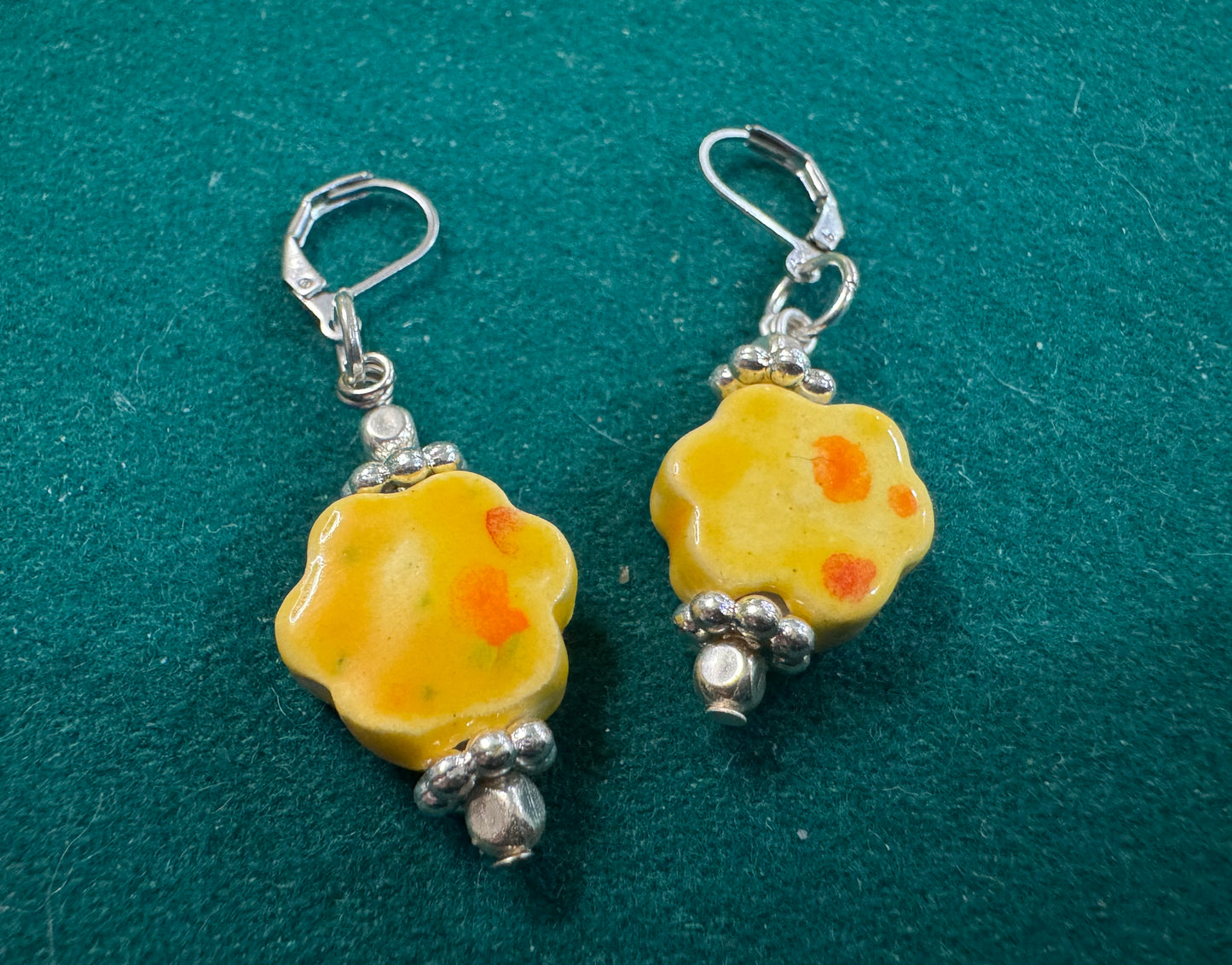 Sunburst Flower Earrings