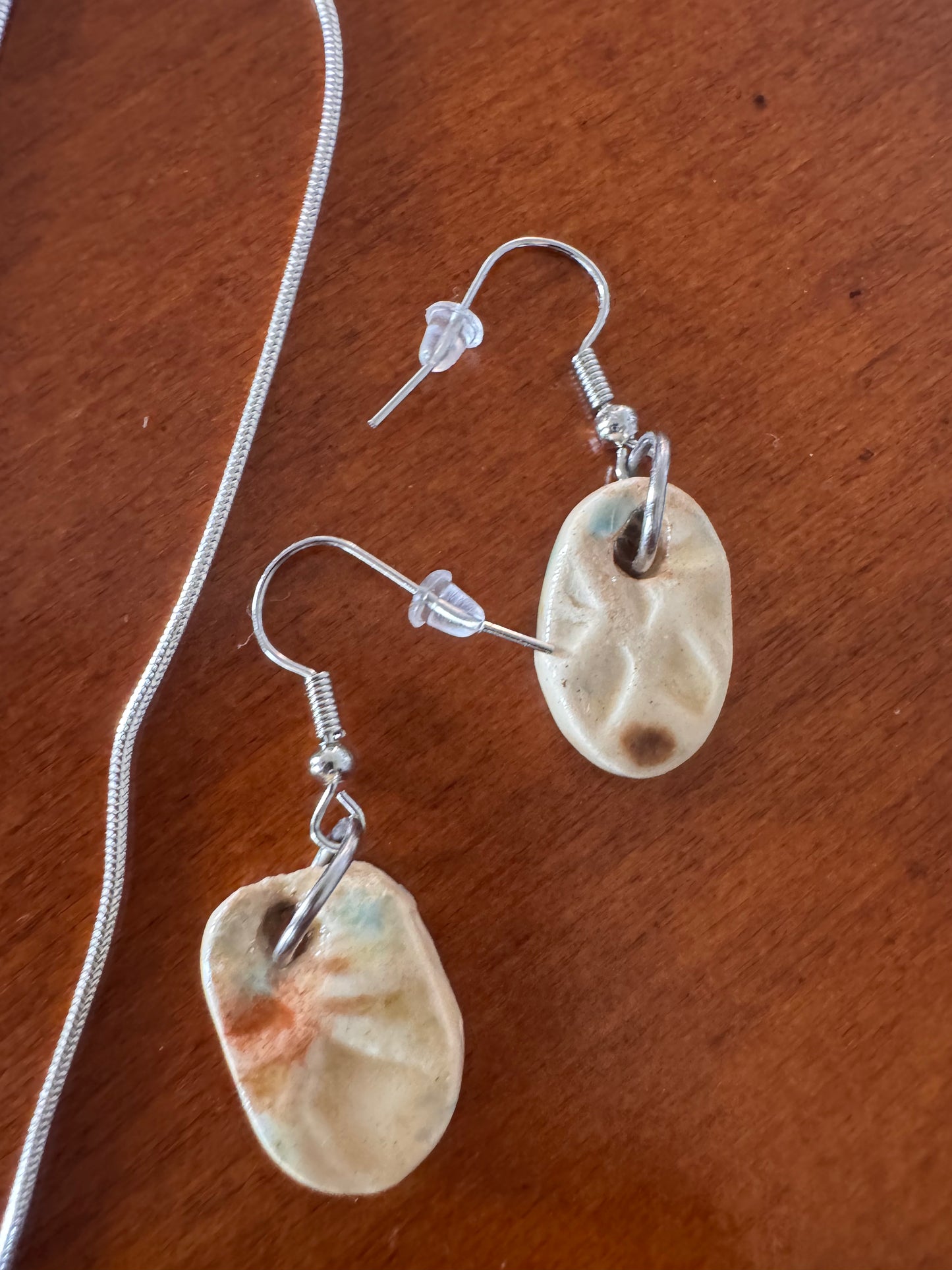Leopard Spotted Simplicity Necklace and Earring Set