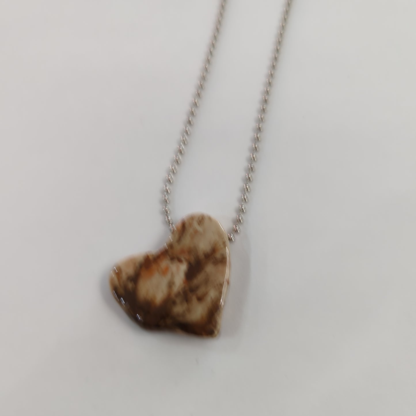 Mother Earth Angled Heart Necklace