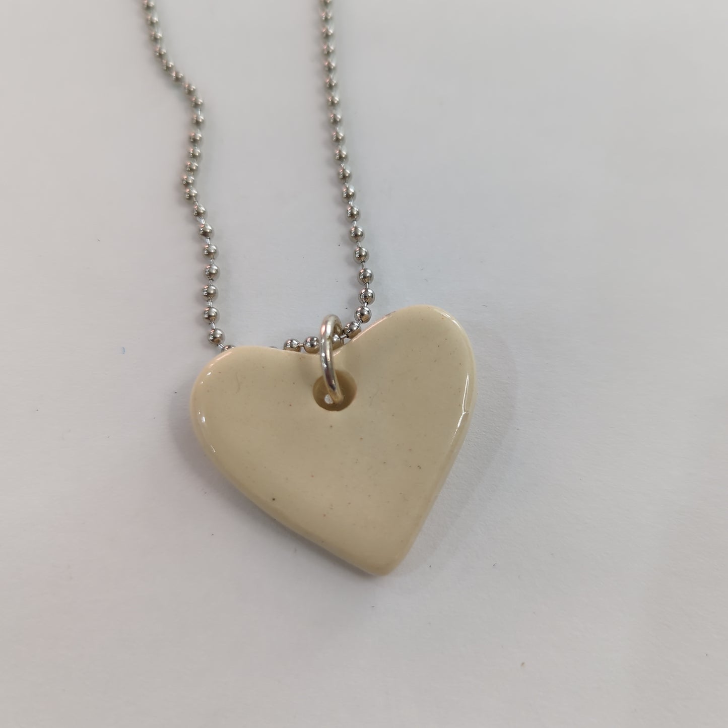 Snow White Heart Necklace