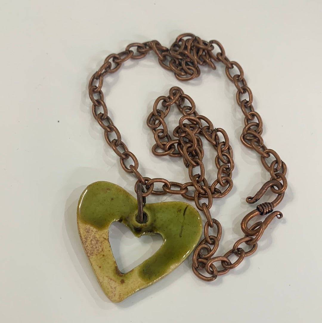 Entropy Open Heart Necklace