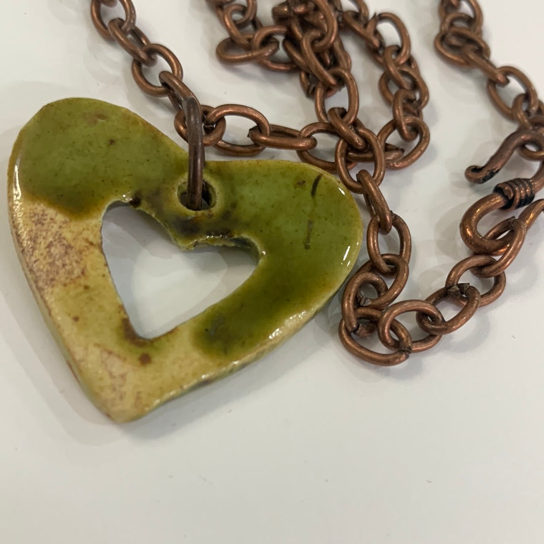 Entropy Open Heart Necklace