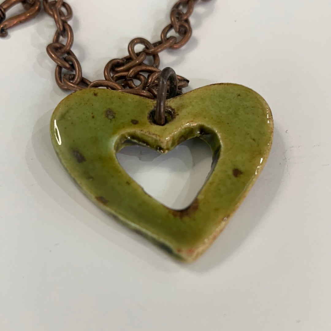 Entropy Open Heart Necklace